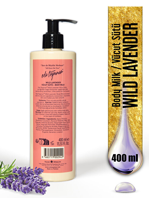 Eda Taşpınar Wild Lavender Body Milk - 400 ml (Egx86)