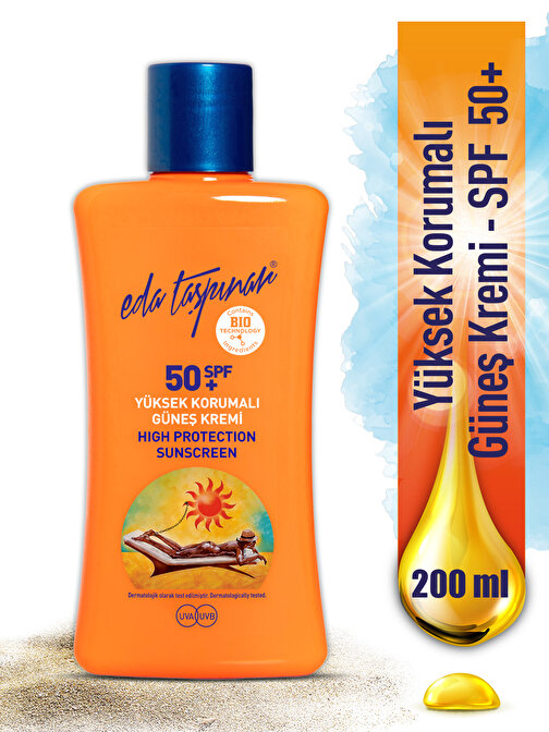 Eda Taşpınar 50+ Yüksek Korumalı Güneş Kremi - 200 ML