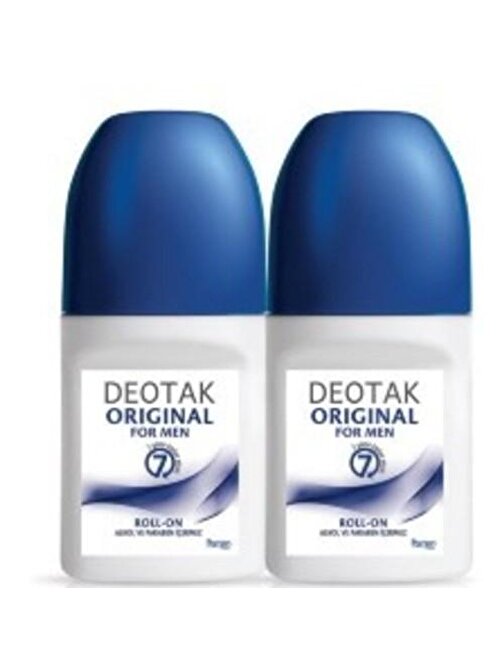 Deotak Original For Men Roll-On Deodorant 35 ml x 2 Adet