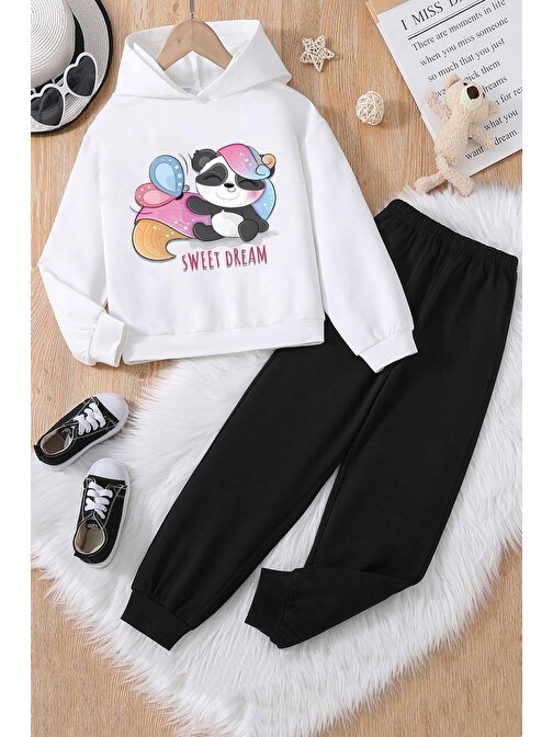 Çocuk Sweet Dream Panda Eşofman Takımı