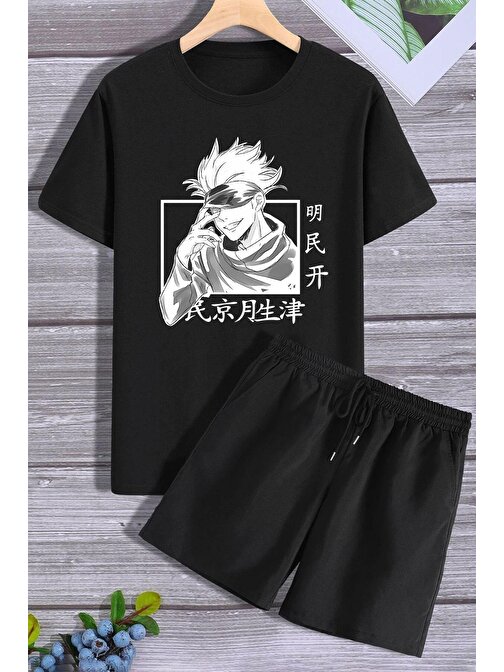 Anime Şort T-shirt Eşofman Takımı
