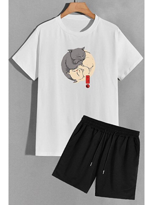 Tasarım Şort T-shirt Eşofman Takımı