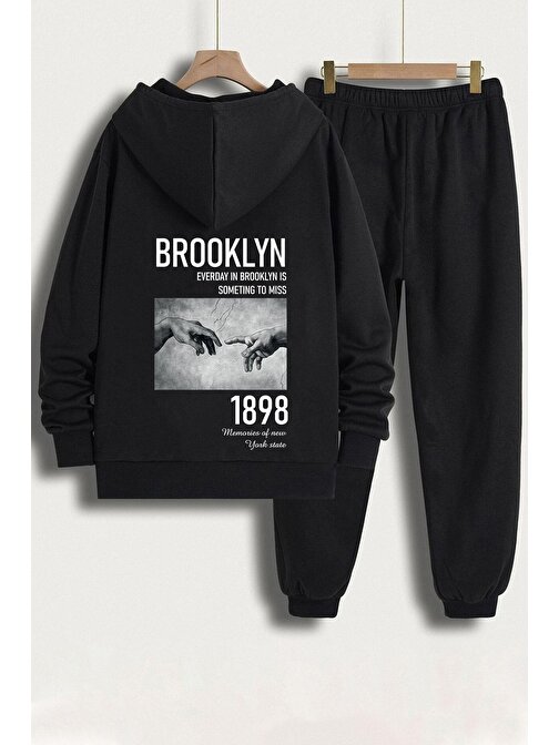 Unisex 1898 Brooklyn Baskılı Eşofman Takımı