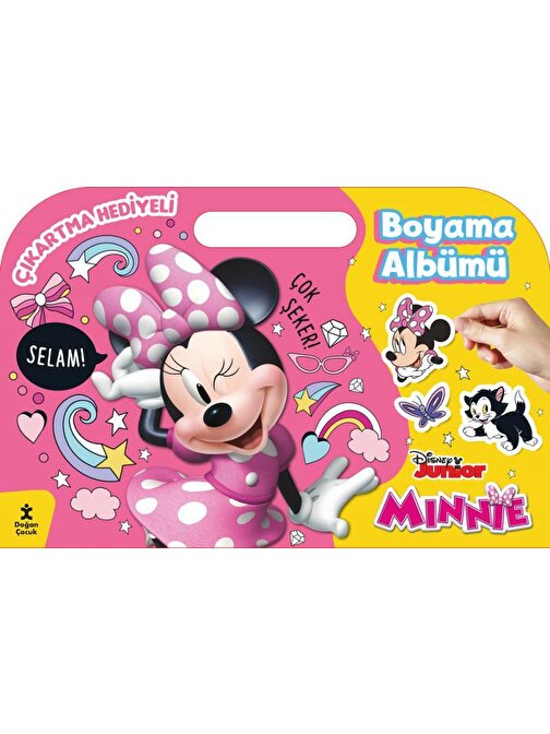 Minnie Çıkartma Hediyeli Boyama Albümü