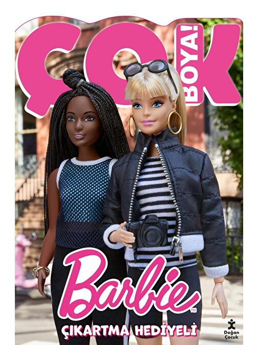 Barbie Çok Boya! Çıkartmalı Dev Boyama Kitabı