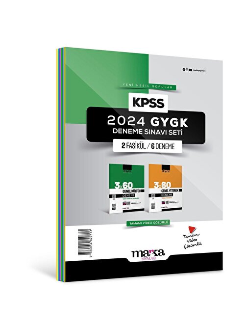 Marka Kpss Gygk 3X120 Deneme Sınav Seti