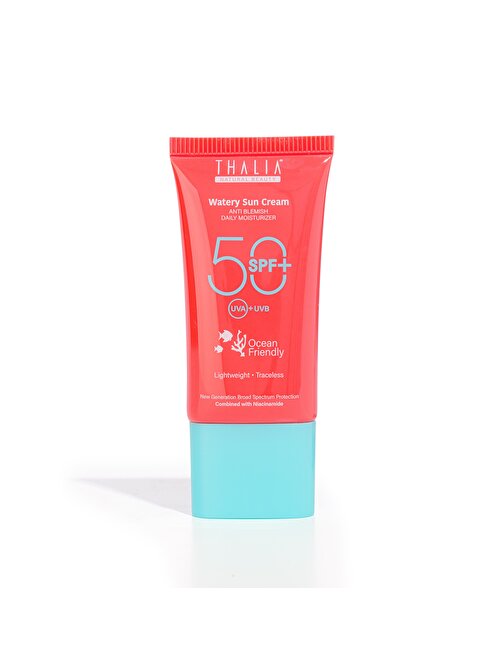 Thalia 50 SPF Yeni Nesil Hibrit Filtreli Su Bazlı Güneş Kremi 50ml