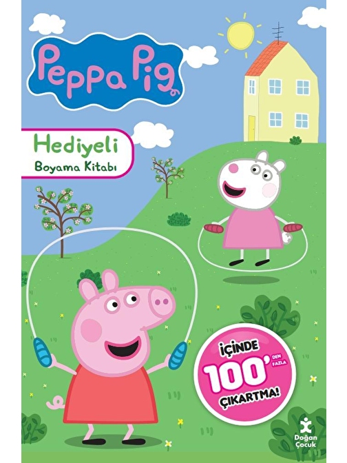 Peppa Pig 100+ Çıkartma Hediyeli Boyama Kitabı