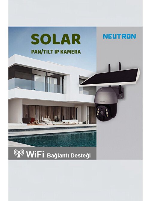 3MP Wifi Solar Güneş Enerjili IP Kamera