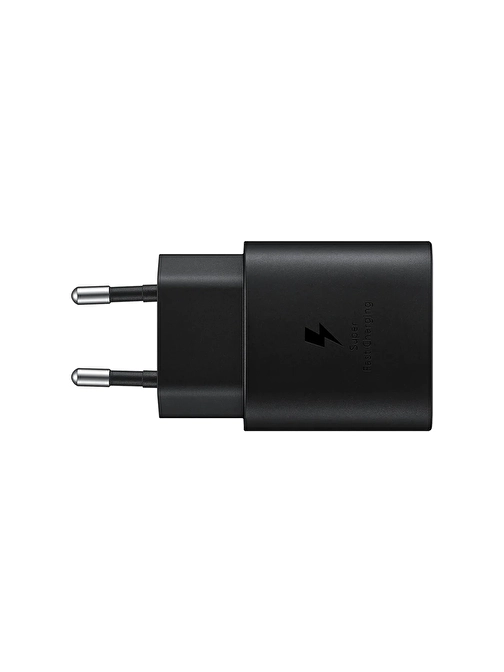 Samsung Ep-ta800nwegww Type-c 25w Kablosuz SÜPER Hızlı Şarj Adaptörü - Siyah