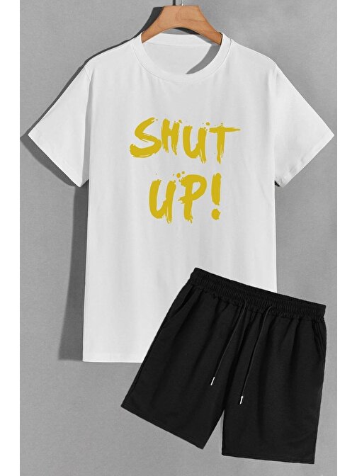 Shut Up Şort T-shirt Eşofman Takımı