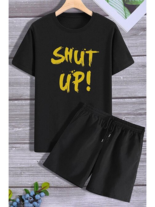 Shut Up Şort T-shirt Eşofman Takımı