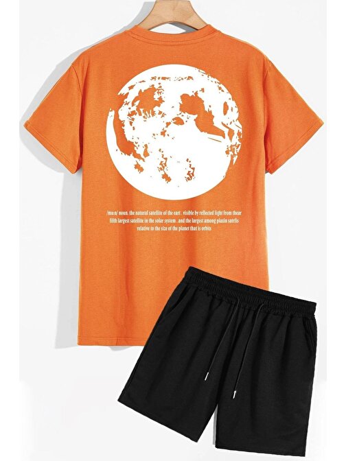 Evren Temalı Şort T-shirt Eşofman Takımı