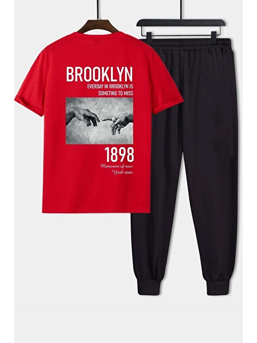 Unisex 1898 Brooklyn Baskılı 2'li Eşofman Takımı