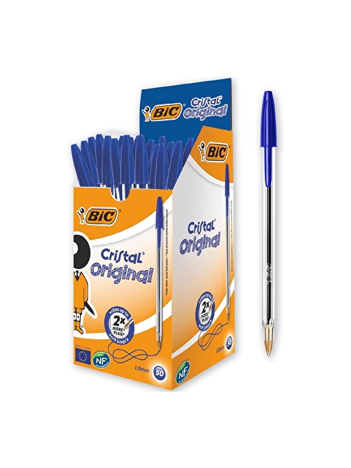 Bic Cristal Original Medium Tükenmez Kalem 50 Adet Mavi