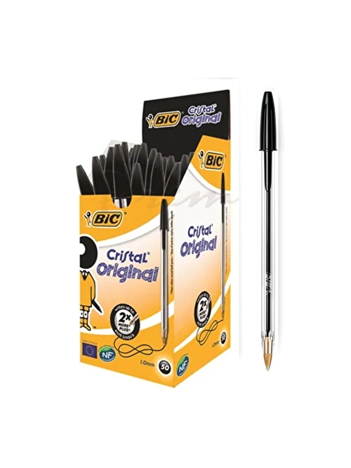 Bic Cristal Original Medium Tükenmez Kalem 50 Adet Siyah