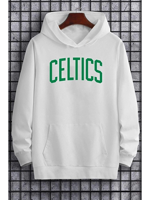 Unisex Celtics Baskılı Sweatshirt