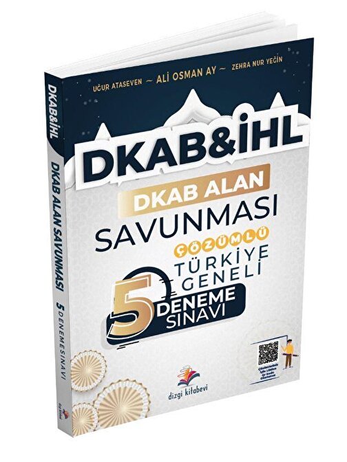 2024 Dkab ile İhl Dkab Alan Savunması Türkiye Geneli 5 Çözümlü Deneme Sınavı Dizgi Kitap