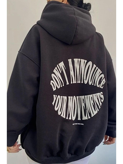 Dont Hoodie Sweatshirt Siyah