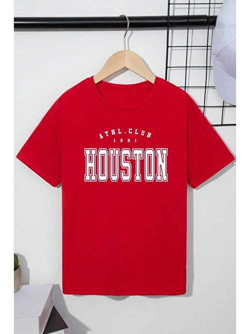 Çocuk Houston Pamuklu Tshirt