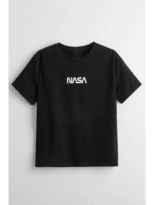 Çocuk Nasa Pamuklu Tshirt