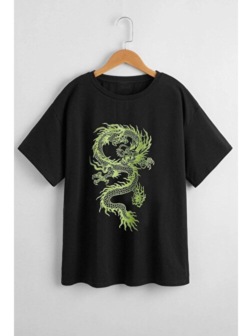 Çocuk Green Dragon Pamuklu Tshirt