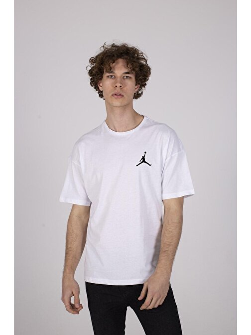 The Jumpman Baskılı Unisex Basic Tişört