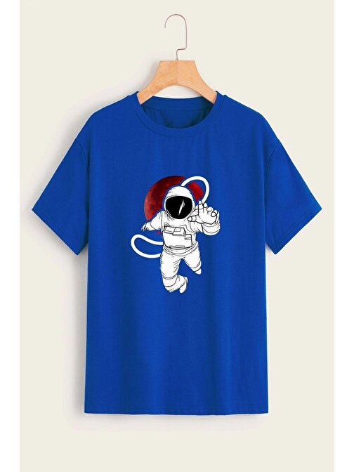 Unisex Astronot Tasarım Tshirt