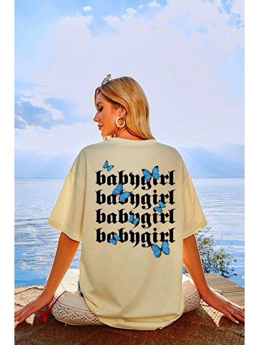 Unisex Babygirl Baskılı Tasarım Tshirt