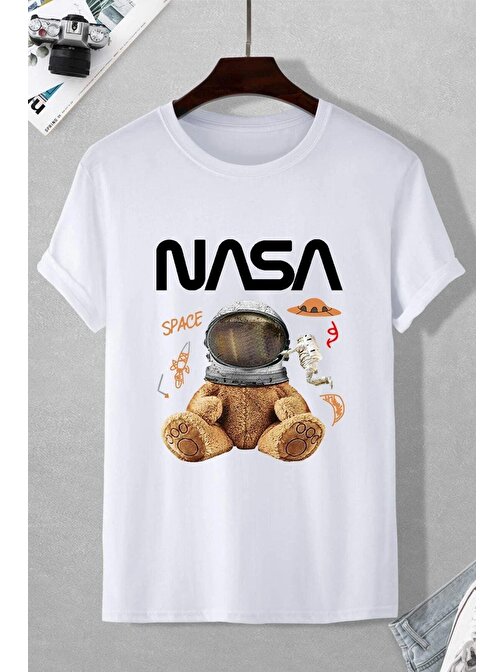 Nasa Baskılı Tasarım T-shirt