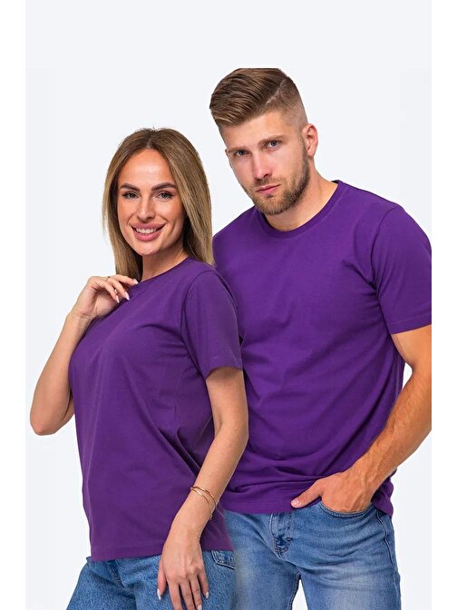 Unisex  Pamuklu Oversize Basic Tshirt
