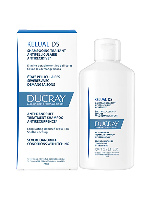 Ducray Kelual DS İnatçı Ve Şiddetli Kepek Karşıtı Bakım Şampuanı 100 ml