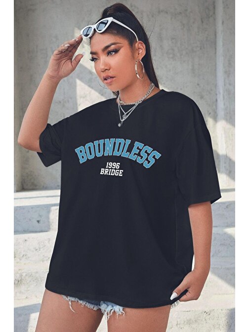 Unisex Boundless Baskılı Oversize Tshirt