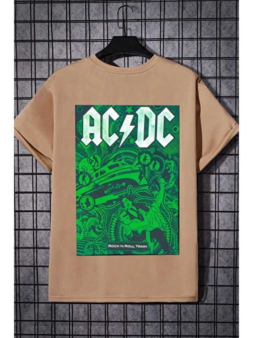 Unisex Acdc Baskılı T-shirt