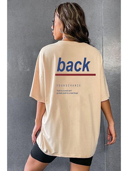 Unisex Back Baskılı Tasarım T-shirt
