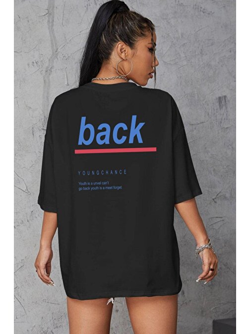 Unisex Back Baskılı Tasarım T-shirt