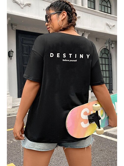 Unisex Destiny Baskılı T-shirt