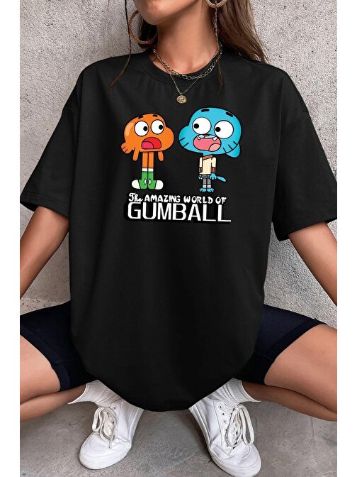Unisex Gumball Baskılı T-shirt