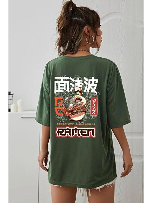 Unisex Ramen Baskılı T-shirt