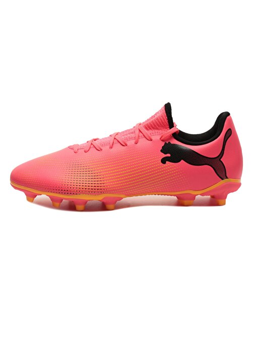 107723-03 Puma Future 7 Play Fg-Ag Erkek Spor Ayakkabı Pembe