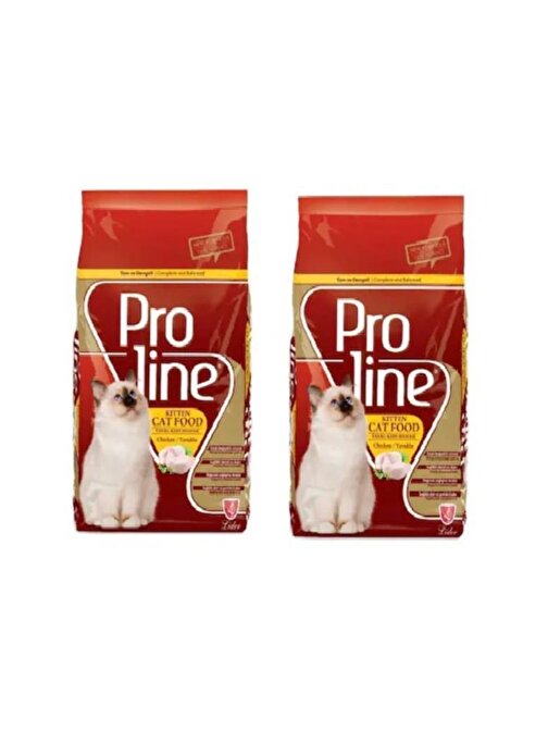 Proline Yavru Kedi Maması Tavuklu 1,5 Kg 2 Adet