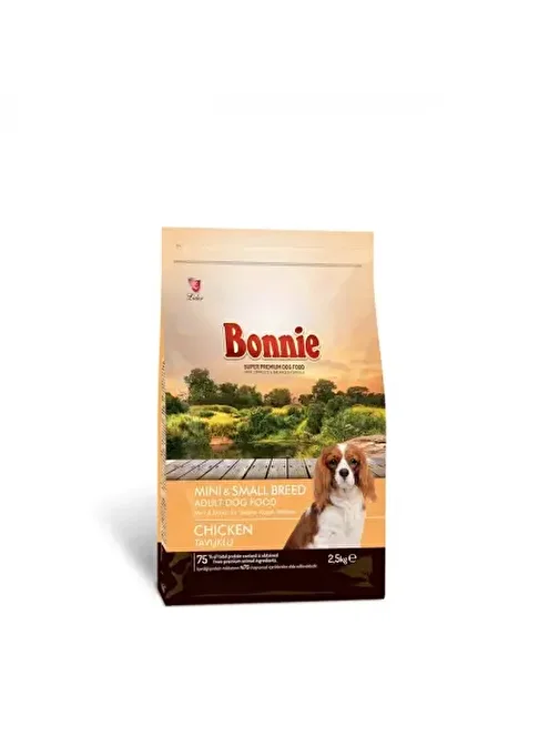 Bonnie Mini ve Küçük Irk Tavuklu Yetişkin Köpek Maması 2,5 Kg