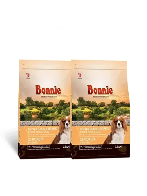 Bonnie Mini Küçük Irk Yetişkin Köpek Maması 2.5 Kg x 2 Adet