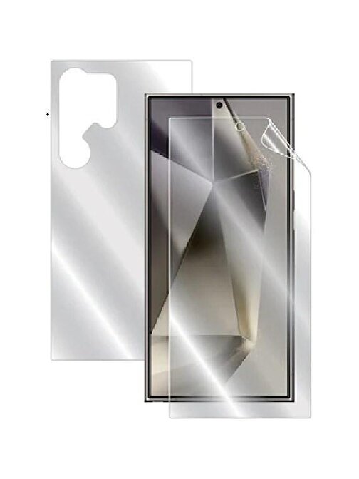 Tfy Store Rova Sam Galaxy A35 5G SM-A356E Uyumlu Ön+Arka Body Şeffaf Ultra Koruyucu Nano Jelatin