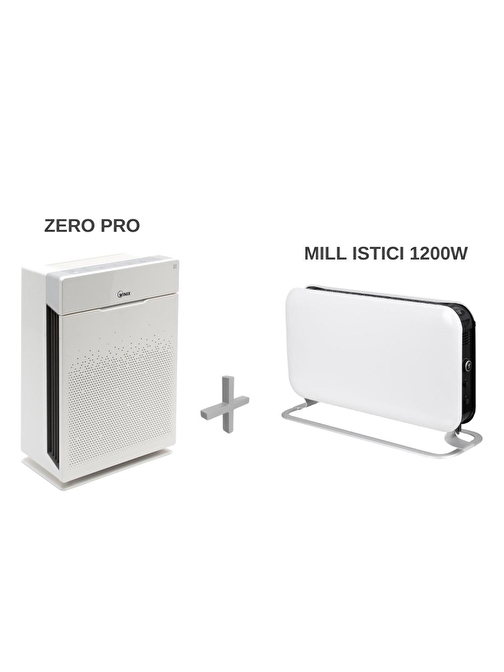 Winix Zero Pro Hava Temizle Cihazı ve Mill Portatif Akıllı Isıtıcı 1200W-Wifi Bağlantılı