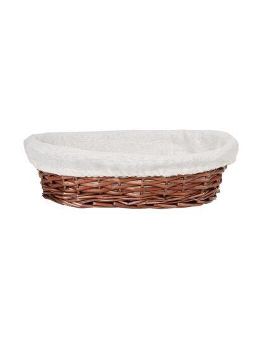 Hasır Bezli Ekmek Sepeti Oval 28cm ES-2820