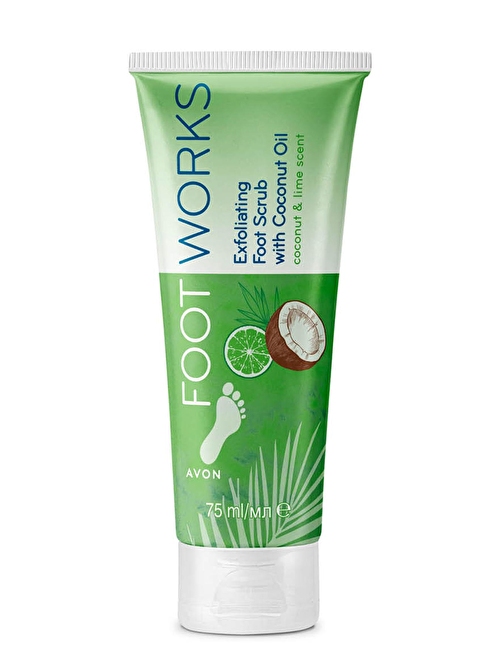 Footworks Hindistan Cevizi ve Misket Limonu Özlü Ayak için Scrub 75 Ml.