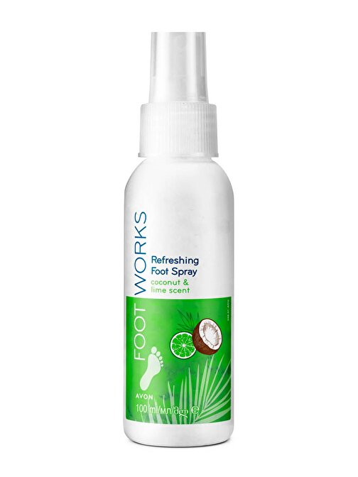 Footworks Hindistan Cevizi ve Misket Limonu Özlü Ayak Spreyi 100 Ml.