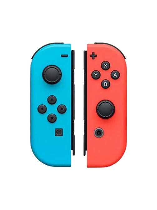 Cosmostech NS Switch Uyumlu 2'li J-C Joycon PAD Controller Gamepad Oyun Kolu Kırmızı-Mavi