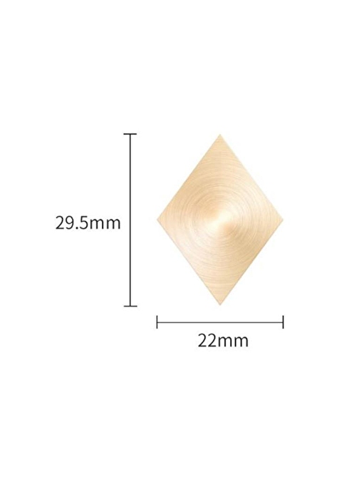 Mühürcüm Mühür Mumu Baklava 29.5x22 mm Baklava Boş Pirinç Kafa + Ahşap Sap R5799B1